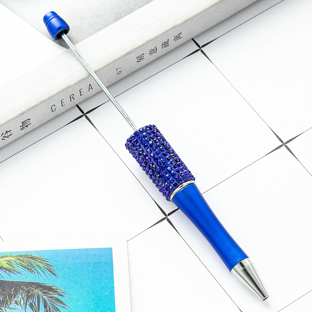 Wholesale Beadable Pens Rhinestone Pens Plastic Handmade Diamond Pen
